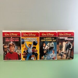 Walt Disney Classic Films The Kurt Russell Collection Vol 1-4, Kids VHS Tapes